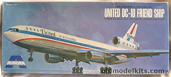 Aurora 1/144 United DC-10 Friendship, 385-300 plastic model kit